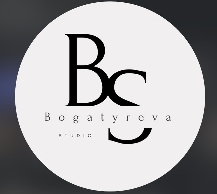 "Логотип студии красоты Bjgatyreva STUDIO, Нальчик"