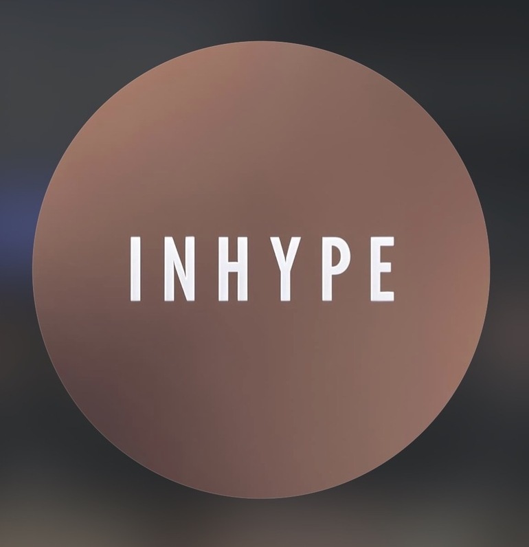 "Главная страница салона красоты INHYPE, Нальчик" "Логотип салона красоты INHYPE, Нальчик"