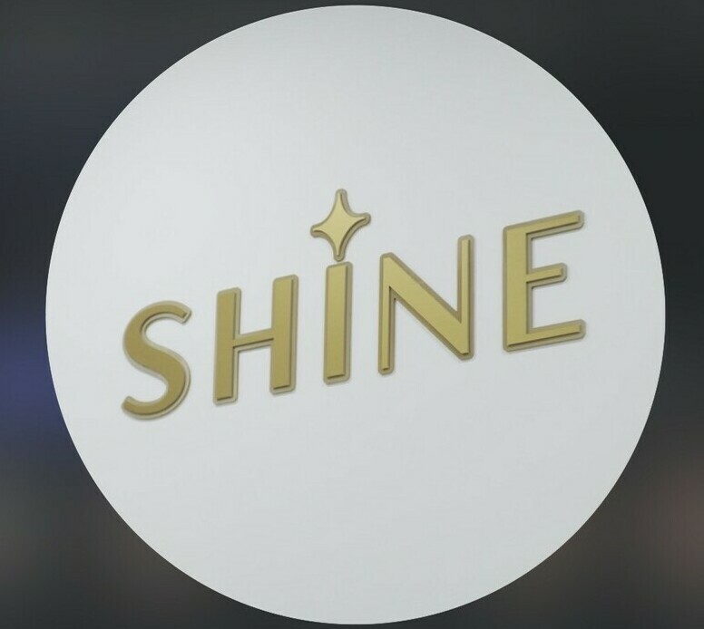  Логотип салона красоты SHINE в Нальчике — профессиональный уход для сияния вашей красоты