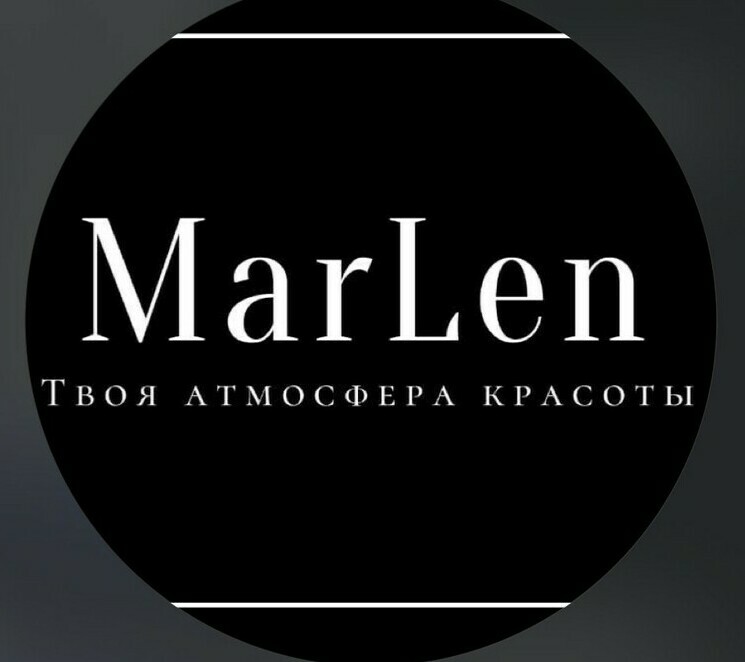 Логотип салона красоты MARLEN в Нальчике — профессиональные услуги красоты и стиля.