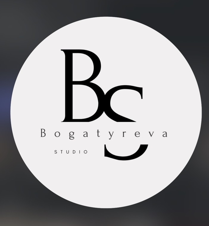 "Логотип студии красоты Bjgatyreva STUDIO, Нальчик"